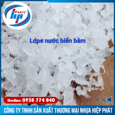 Hạt nhựa LDPE nước biển băm
